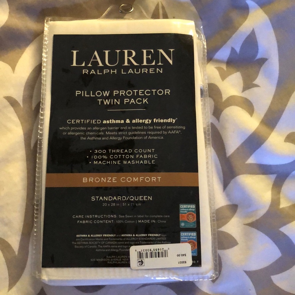 BRAND NEW- standard/queen pillow protectors